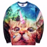 Mr.1991INC Men/Women Hoodies Loose Style Print Animals Cat Panda Rainbow Triangle Cartoon 3d Sweatshirts Plus Size 4XL 5XL