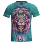 Mr.1991INC New Fashion Men/women 3d t-shirt print forest double snow wolf summer tees shirt tops tees plus size t-shirt