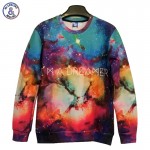 Mr.1991INC New fashion Autumn winter Women/Men cotton 3d hoodies print dog/clouds/Bullet 3d sweatshirts