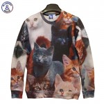 Mr.1991INC New fashion Autumn winter Women/Men cotton 3d hoodies print dog/clouds/Bullet 3d sweatshirts