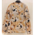 Mr.1991INC New fashion men/women 3d hoodies Funny printed dogs sudaderas hombre Moletom jacket tops W244