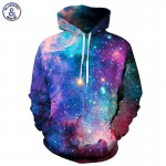 Mr.1991INC Space Galaxy Hoodeis Men/Women Hooded Hoodies Cap 3d Sweatshirt Print Stars Angles Hoody Tracksuits Pullover