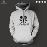 Mudvayne skull logo design pullover hoodie heavy hooded sweatershirt men unisex organic cotton fleece inside Free Shipping