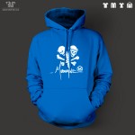 Mudvayne skull logo design pullover hoodie heavy hooded sweatershirt men unisex organic cotton fleece inside Free Shipping