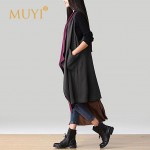 Multi Purpose Vests Women Streetwear Girl Vintage Vestidos Sleeveless Long Outerwear Casual Costume Brand Dress Female coats