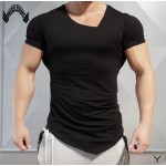 Muscleguys Mens T-Shirts Muscle Golds Brand Fitness Bodybuilding Workout Clothes Man Cotton Sporting T Shirt Men plus size top