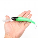 NEW 15.5cm 15.3g Minnow Fishing Lure Hard Artificial Swim Baits 3D Eye Swimbait Crankbait Artificial Bait Lures 4# Hook MI007