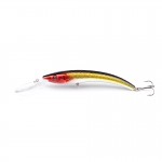 NEW 15.5cm 15.3g Minnow Fishing Lure Hard Artificial Swim Baits 3D Eye Swimbait Crankbait Artificial Bait Lures 4# Hook MI007