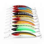 NEW 15.5cm 15.3g Minnow Fishing Lure Hard Artificial Swim Baits 3D Eye Swimbait Crankbait Artificial Bait Lures 4# Hook MI007