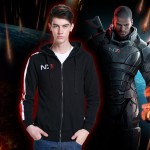 NEW Mass Effect 3 N7 Cosplay Hoodie Coat Costume unisex zipper Jacket S-XXL sweatshirt