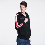 NEW Mass Effect 3 N7 Cosplay Hoodie Coat Costume unisex zipper Jacket S-XXL sweatshirt