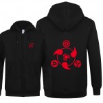 Naruto Sweatshirts New Anime Uchiha Cosplay Jacket Uzumaki Naruto Zipper Fleece Hoodies Sweatshirts Free Shipping Many Design