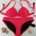 Neoprene Swimwear Women  Bikini Woman New Summer 2016 Sexy Swimsuit Bath Suit Bikini set Bathsuit SC003 Cikini