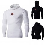 New 2016 Mens Elastic Slim Fitness Ninja Hoodie Shirt Brand Clothing Casual Hoodies Tracksuit Long Sleeve Sweatshirt Tops Men