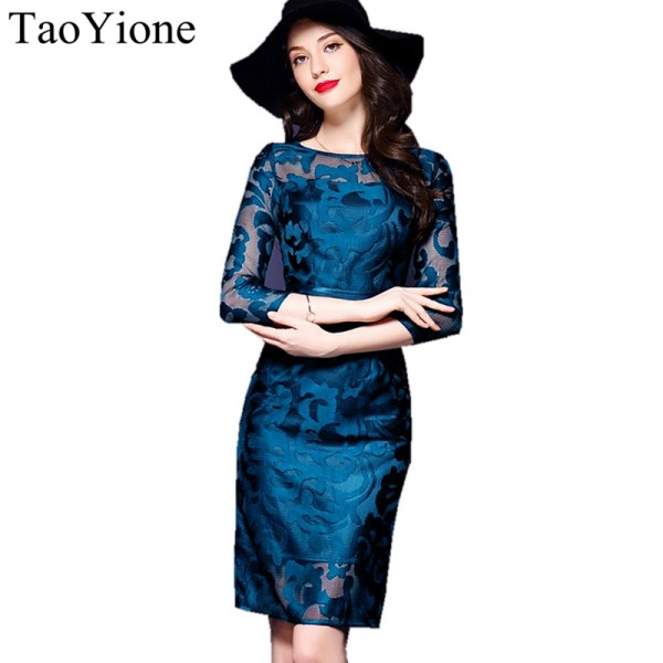 New 2016 Summer high Quality Women Bodycon Dress Vintage Dresses High-end Elegant Embroidery Party Dress Robe Femme Plus Size