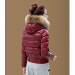 New 2016 Winter Women's Parka Short Luxury White Duck Down Jacket Thicken Female Black Red Coat Outerwear Clothes High Quality