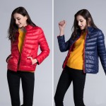 New 2016 Winter jacket Women Two Side 90% White Duck Down Jacket Women coat Ultra Light Down Jackets Warm Winter warm Parkas