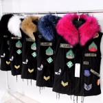 New 2016 Women Winter Parka Bigger Fur Collar Vest Women Jacket Thick Faux Fur Ladies Coats Women Basic Coats Army Green #F001