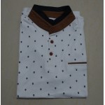 New 2017 Brand POLO Shirt  Men Cotton Fashion Skull Dots Print Camisa Polo Summer Short-sleeve  Casual Shirts MT437