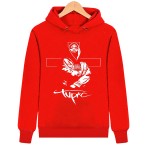 New 2017 Hoodies 2PAC Mens Tupac Hooded Sweatshirts Fleece Rock Hiphop Hoodie Free Shipping