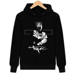 New 2017 Hoodies 2PAC Mens Tupac Hooded Sweatshirts Fleece Rock Hiphop Hoodie Free Shipping