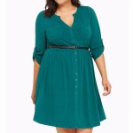 New 2017 Summer Dress Half Sleeve Big Size Women Dress Casual Office Dress Plus Size Women Clothing 5XL 6XL Black Dress Vestidos