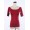 wine red half sleeve18 -$3.39