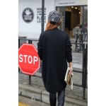 New 300 pounds of large size women wear winter Korean style long thin baseball uniform jacket 269