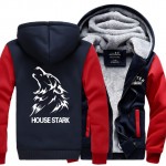 New Arrival Game of Thrones men hoodie 2016 winter fleece men sweatshirt fashion casual hip hop House Stark men hooded plus size