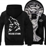 New Arrival Game of Thrones men hoodie 2016 winter fleece men sweatshirt fashion casual hip hop House Stark men hooded plus size