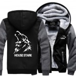 New Arrival Game of Thrones men hoodie 2016 winter fleece men sweatshirt fashion casual hip hop House Stark men hooded plus size