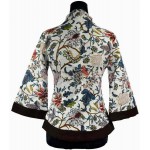 New Arrival Spring Traditional Chinese style Women's Linen Jacket Coat Flowers Plus Size S M L XL XXL XXXL 4XL 5XL 2218-3