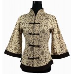 New Arrival Spring Traditional Chinese style Women's Linen Jacket Coat Flowers Plus Size S M L XL XXL XXXL 4XL 5XL 2218-3