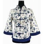 New Arrival Spring Traditional Chinese style Women's Linen Jacket Coat Flowers Plus Size S M L XL XXL XXXL 4XL 5XL 2218-3