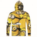 New Autumn 3D Hoodie For Women Men Minions/Joker/Pikachu/Chesire Cat/Statue of Liberty Printed Sweatshirt With Hood Plus size