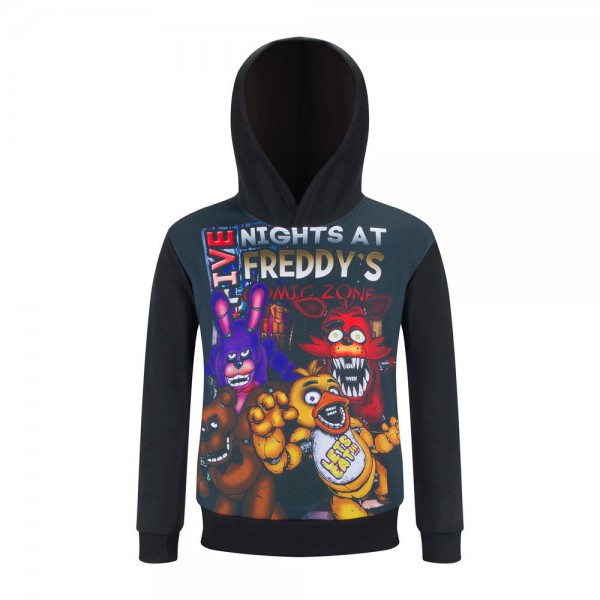 New Boy Outwear boy Hoodies Five Nights at Freddy's FNaF Children's Sweatshirts For Boys Cartoon Kids Hoodies Boys Tops Costume