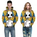 New Creative Fun 3D Printing Men's Hoodies Novelty Casual Men Sweatshirts Hooded Pullover Male Hoodies Fashion Cotton Mens Tops