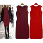 New European Style wool vestidos inverno 2018 plus size sleeveless casual robe femme women midi autumn winter dress C241