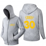 New Fashion 2016 Letter Print Men's Spring and Autumn Hoodies Stephen Curry 30 MVP fleece Printing Zipper Sweatshirts