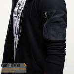 New Fashion Mens Hoodies Brand Clothing Thick Black Zipper Sweatshirt Male Jackets Clothes Tracksuits Sportswear