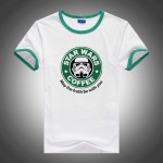 New Fashion Star Wars Darth Vader T Shirt Funny Design Pattern Men Tee Shirts Top Star Wars Coffee Mens Clothing Hot Plus Size