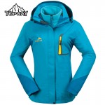 New Fashion Women's Windbreaker Winter Coat Jacket Outdoors Snow Waterproof Breathable two-in-one Lady Jackets CKL2266