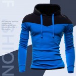 New Hoodies Men 2016 Winter Male Sweatshirt Teenage Casual Cardigan Hoody Jacket Autumn Coat Slim Patchwork Color