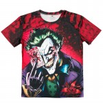 New Joker Poker 3D Funny Print T Shirt Men Fashion Top Summer T-shirts Quick Dry Male Tee Quality Camisetas Homme ZOOTOP BEAR