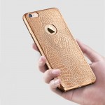 New Luxury Crocodile Snake Print Plating Case For iPhone 7 6 6s 4.7" Plus 5 5S SE Ultra Thin TPU Soft Silicone phone Back Cover