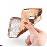 New Luxury Crocodile Snake Print Plating Case For iPhone 7 6 6s 4.7" Plus 5 5S SE Ultra Thin TPU Soft Silicone phone Back Cover