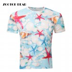 New Men T Shirt Summer 3D Print Tops Short Sleeve Round Neck Fashion 2016 Male Funny Cool Tees Plus Size Camisetas ZOOTOP BEAR