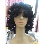 New Stylish Lolita Curly Short Full Synthetic Wig Short Hairstyle Wigs Afro Curly African American Black Wigs