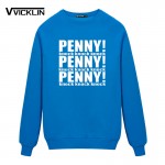 New The Big Bang Theory Sheldon Cooper Penny  Fleece Hoodies Sweatshirt Cotton loose large code leisure time Men's wear