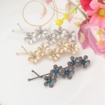 New Wave Shaped Simple Bobby Pin Five Pcs Flowers Pins Hair clips Wedding Decoration Hair Accessories Headwear Barrettes